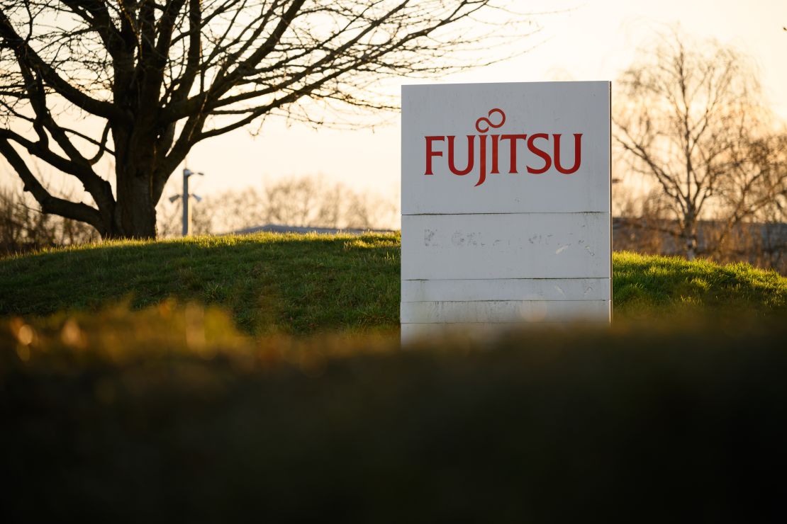 BRACKNELL, ENGLAND - JANUARY 10: A general exterior view of the offices of Fujitsu, the technology company who made the Horizon computer system at the heart of the Post Office prosecution saga, on January 10, 2024 in Bracknell, England. The British Prime Minister Rishi Sunak says the government will introduce a new law to 