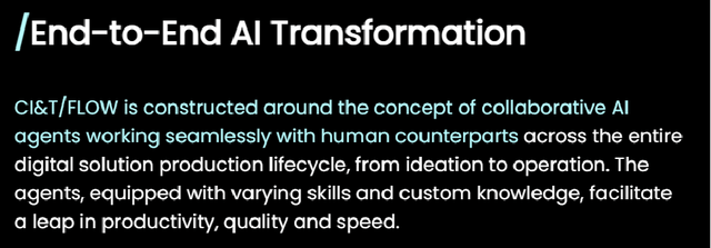 The Value Proposition Of CINT's AI Platform Known As CI&T/Flow