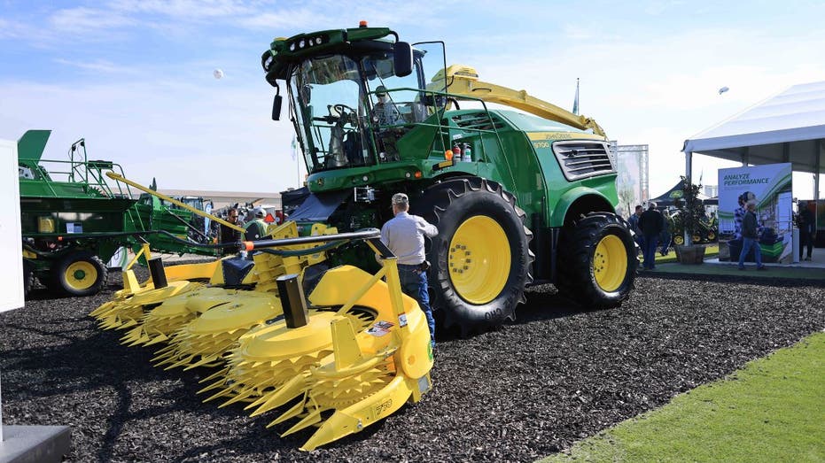 John Deere harvester