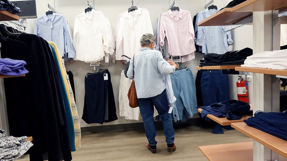 A customer shops in Kohl's