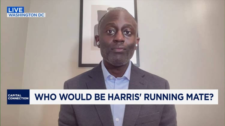 Kamala Harris' choice of running mate would be important, CEO says