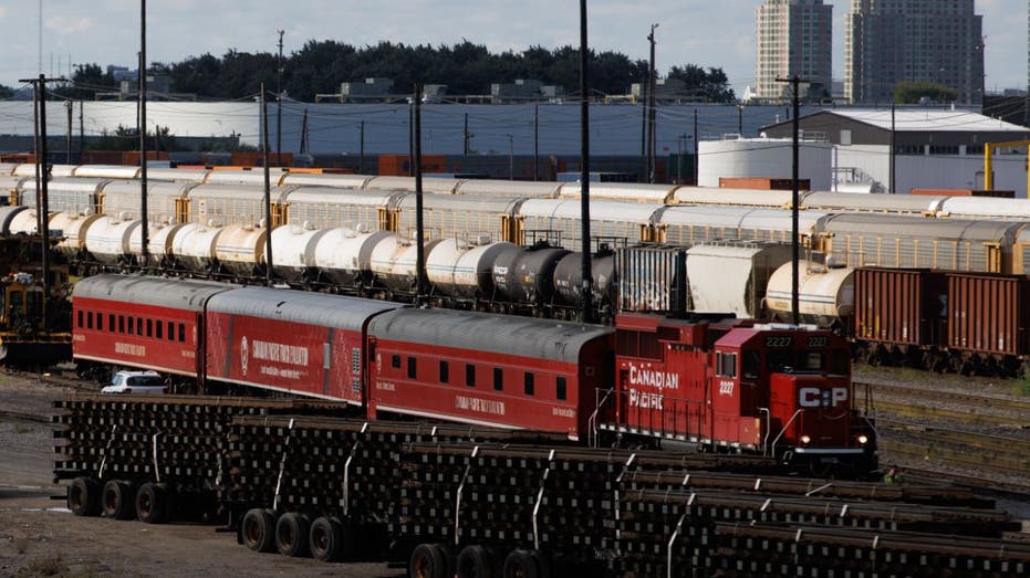 A Canadian Pacific Kansas City Ltd. train