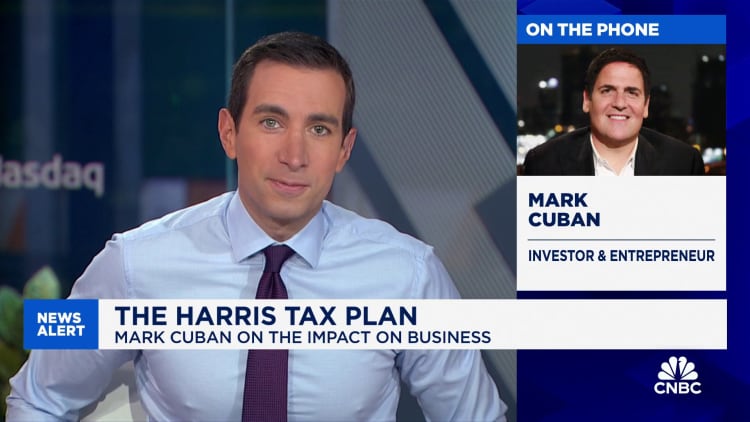 Mark Cuban on the Harris tax plan: She is pro-business, going center 100%