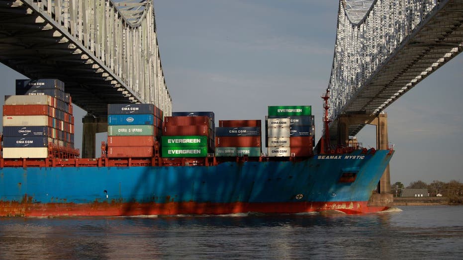 Port of New Orleans container ship