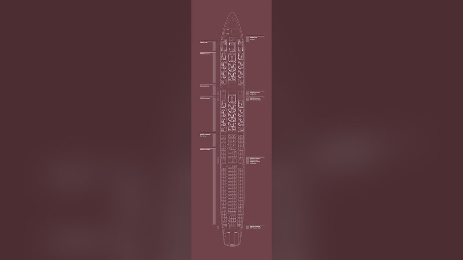 SWISS A330-300 seat map