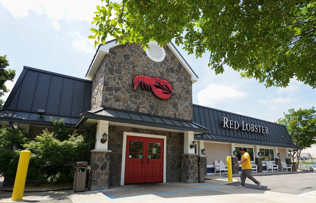 A Red Lobster in Alexandria, Virginia, shown this year. Red Lobster filed for bankruptcy protection in May.