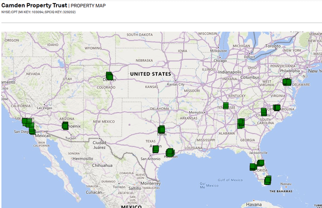 A map of the united states Description automatically generated